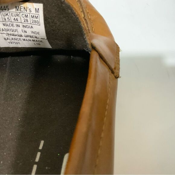 Rockport Walkability Trutech Brown Leather Slip On Casual Loafers Size 10 M - Picture 9 of 11